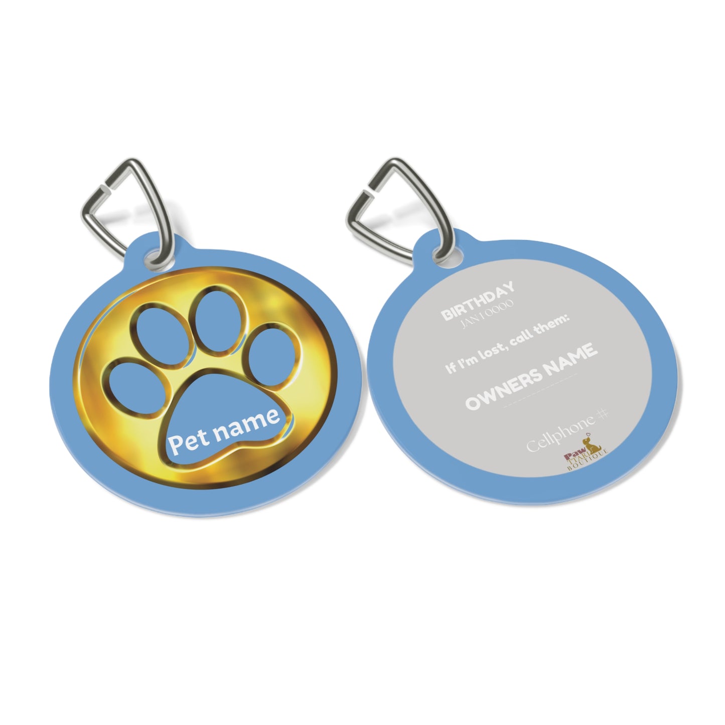 Customize  Pet Tag