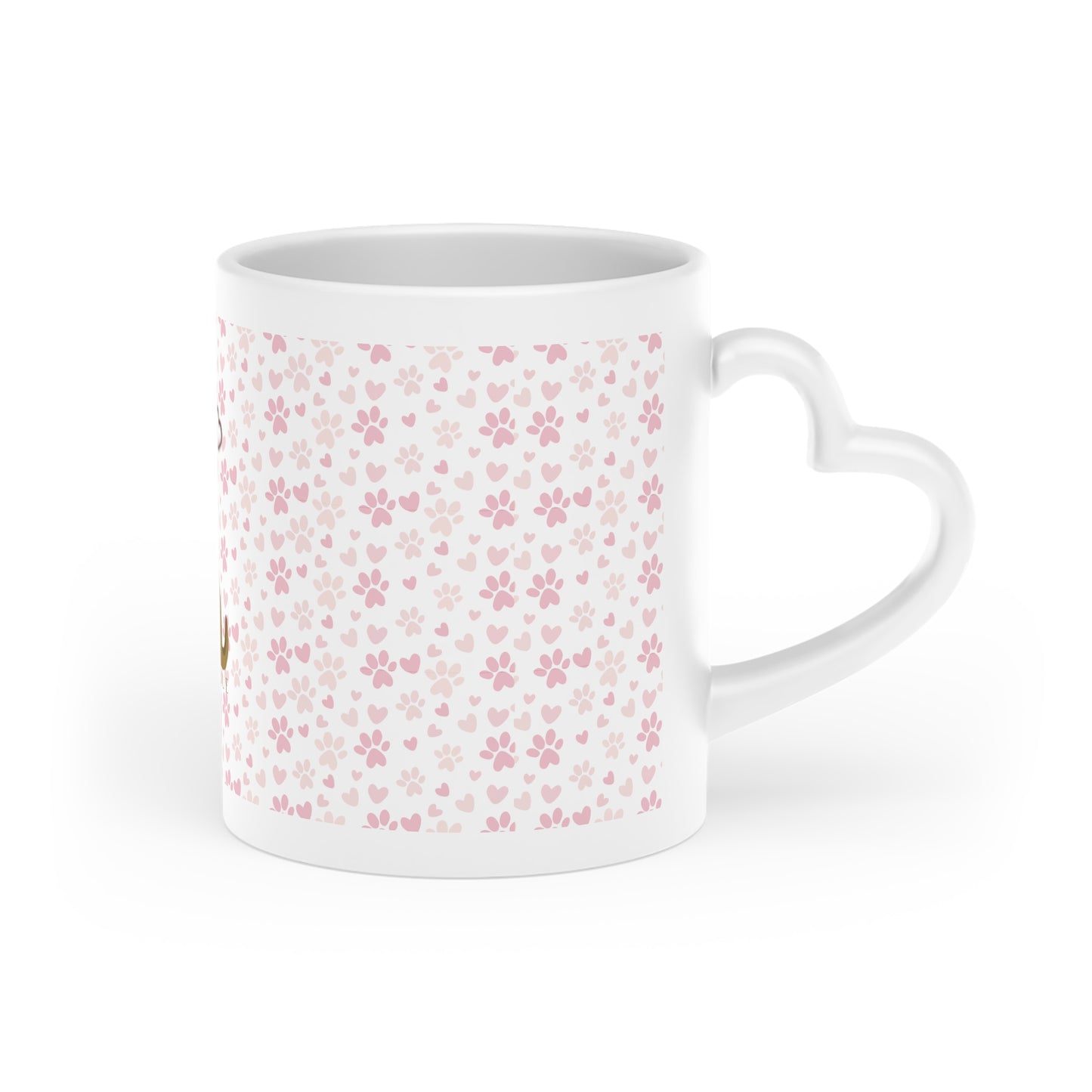 PAWTTARI "Pawfect Love" Heart Mug