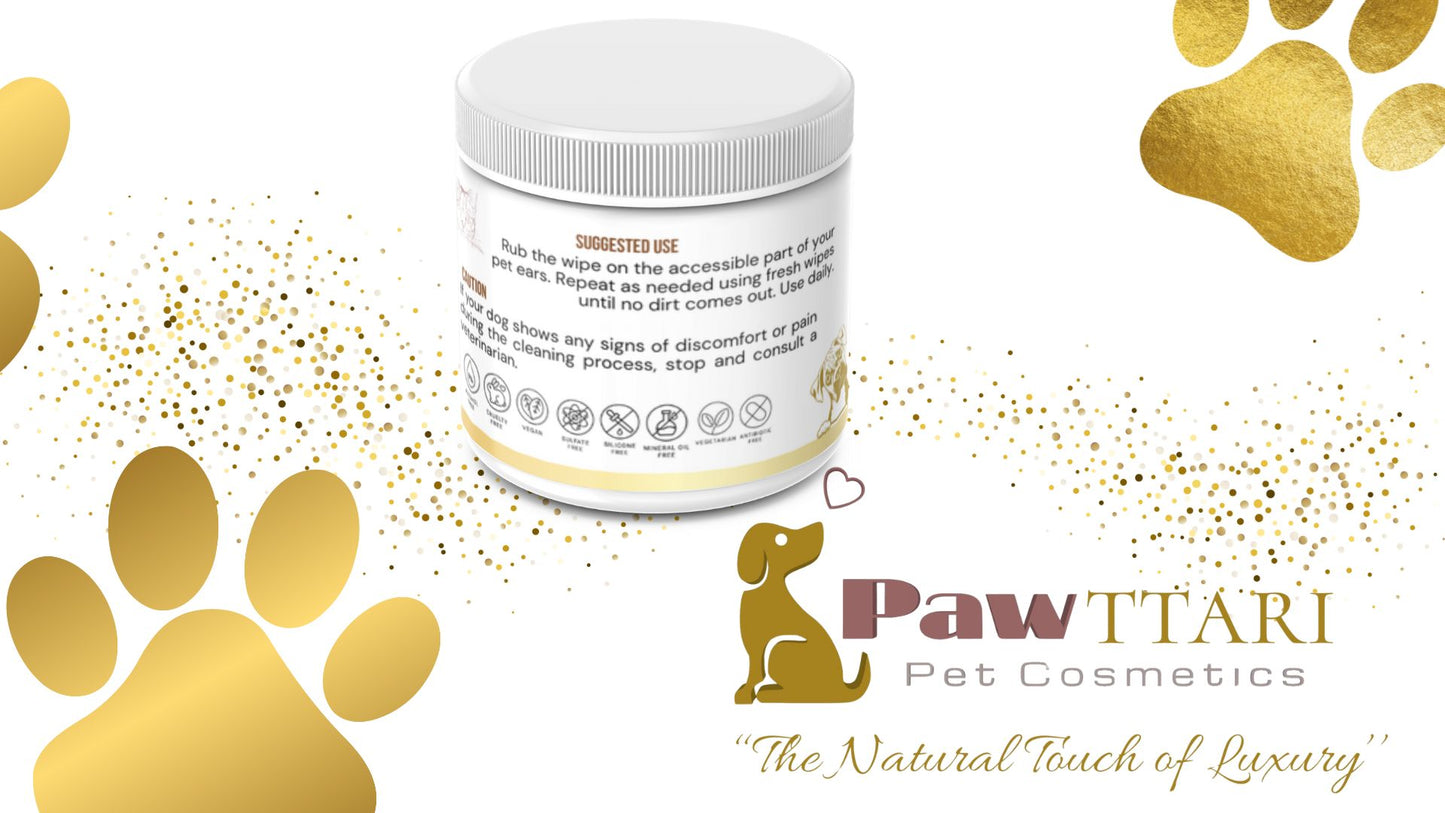 PAWTTARI WhisperClean Ear Wipes