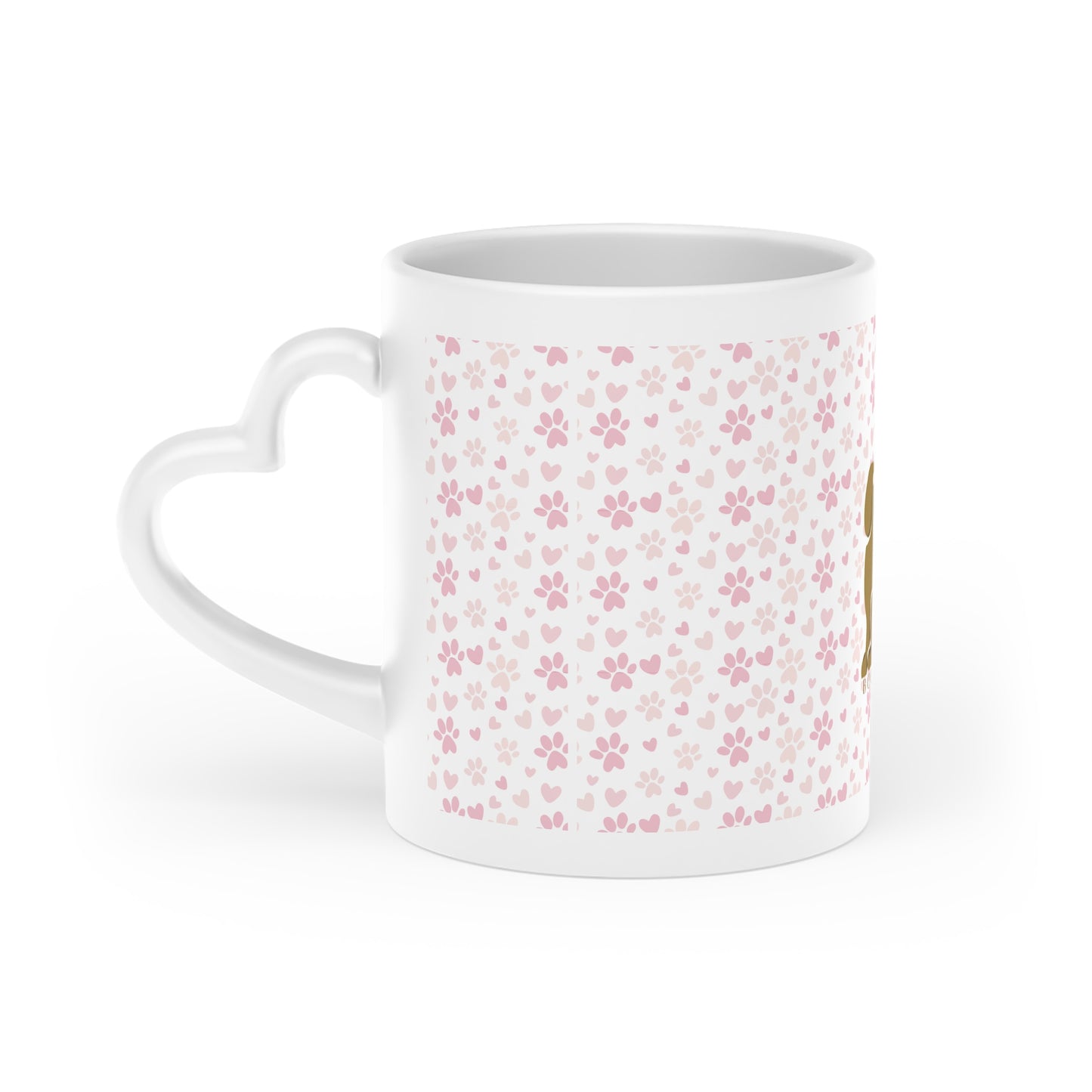 PAWTTARI "Pawfect Love" Heart Mug