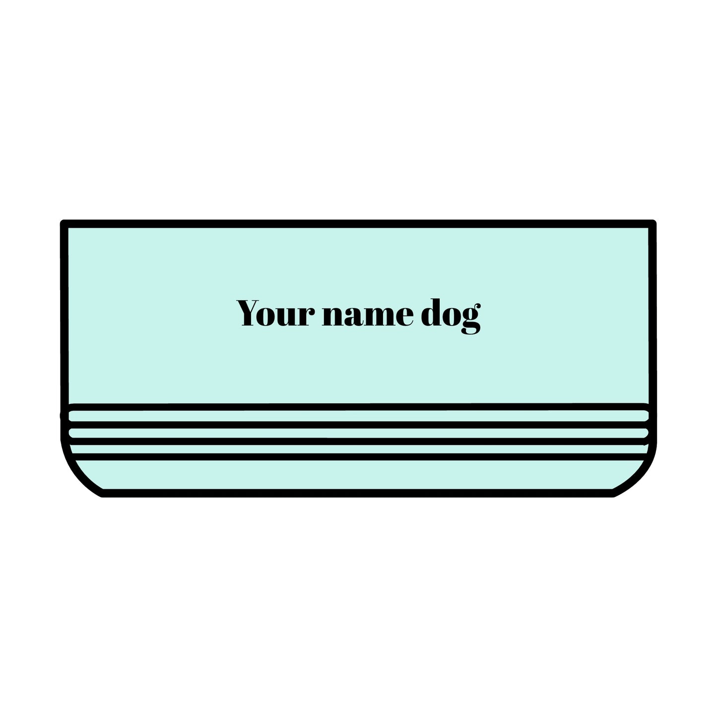 PAWTTARI Custom "Your pet Name" Pet Bowl, 18oz