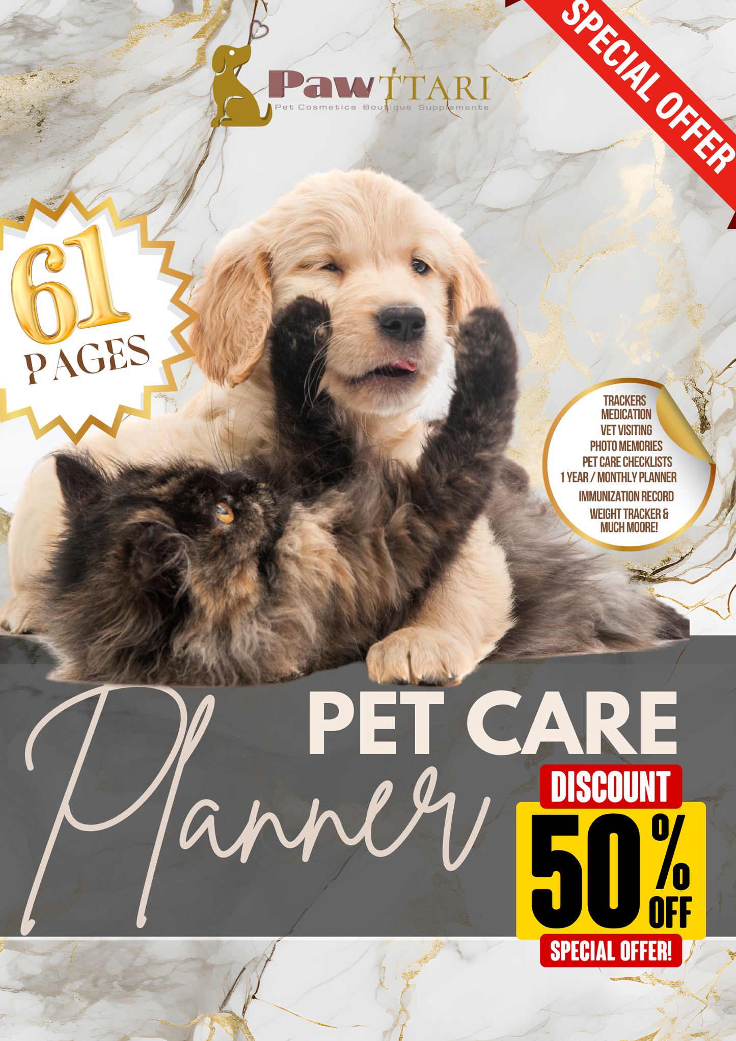 🐾  PAWTTARI Digital Pup Planner!  🐾